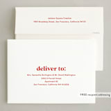 "Always Grateful" - Holiday Cards in Candy Cane by Louise Kay - FREE Recipient Addressing