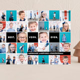 "Insta-grid" - Holiday Cards in Ebony by Dawn Jasper - Front