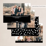 "Insta-grid" - Holiday Cards in Ebony by Dawn Jasper - Back of Card Options