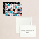 "Insta-grid" - Holiday Cards in Ebony by Dawn Jasper - Assembled