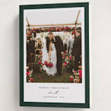 "Colored Edge" - Holiday Cards in Hunter by Jennifer Postorino - Folded Card