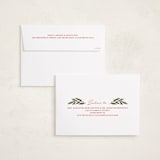 "Botanical Scallop Frame" - Holiday Cards in Wintergreen by Kristen Magee - FREE Recipient Addressing