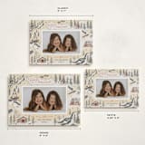 "Snow and Ivory Winter Scene" - Holiday Cards in Eggnog by Becky Nimoy - Formats Available