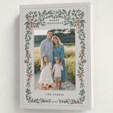 "Merriest Botanicals" - Holiday Cards in Snowberry by Angel Walker - Folded Card