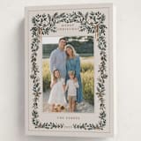 "Merriest Botanicals" - Holiday Cards in Champagne by Angel Walker - Folded Card