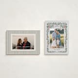 "Merriest Botanicals" - Holiday Cards in Snowberry by Angel Walker - Photo Orientation Options