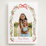 "Ribbon arch" - Holiday Cards in Cardinal by Sarah Knight - Front