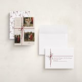 "Holiday gifts" - Holiday Cards in Burgundy by Susan Zinader - Assembled