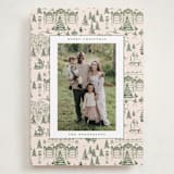 "Nutcracker Toile" - Holiday Cards in Fir by Teju Reval - Front