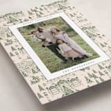 "Nutcracker Toile" - Holiday Cards in Fir by Teju Reval - Detail