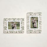 "Nutcracker Toile" - Holiday Cards in Fir by Teju Reval - Photo Orientation Options