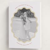 "Mirth" - Holiday Cards in Chartreuse by Alston Foster - Folded Card