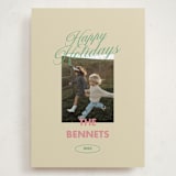"Merry & Bright Days" - Holiday Cards in Candy by Helena Vitto - Front
