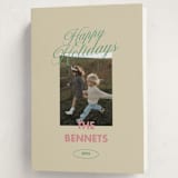 "Merry & Bright Days" - Holiday Cards in Candy by Helena Vitto - Folded Card