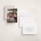 "All Joy to the World" - Holiday Cards in Snow by Pixel and Hank - Assembled