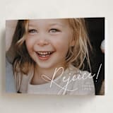"Joyful Expression" - Holiday Cards in Snow by Leia Matt - Folded Card