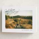 "Painterly Frame" - Holiday Cards in Coal by Jackie Crawford - Folded Card