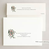 "Holly Branches" - Holiday Cards in Snow by Lissabeth Anglin - FREE Recipient Addressing