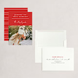 "Grateful for These Moments" - Holiday Cards in Pomegranate by Lisa Assenmacher - Assembled