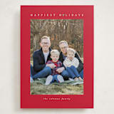 "Disney Mickey Mouse Minimalist Mickey" - Holiday Cards in Santa by Angela Garrick - Front