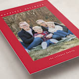 "Disney Mickey Mouse Minimalist Mickey" - Holiday Cards in Santa by Angela Garrick - Detail