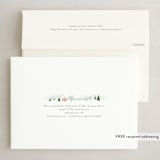 "Winter Village" - Holiday Cards in Sugar Cookie by Jennifer Wick - FREE Recipient Addressing