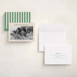 "Having Fun" - Holiday Cards in Lime by Carolyn MacLaren - Assembled