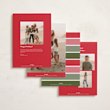 "Stacked" - Holiday Cards in Gumdrop by Olivia Williams - Back of Card Options