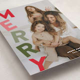 "Stacked" - Holiday Cards in Gumdrop by Olivia Williams - Detail