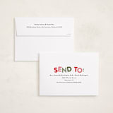 "Stacked" - Holiday Cards in Gumdrop by Olivia Williams - FREE Recipient Addressing