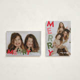 "Stacked" - Holiday Cards in Gumdrop by Olivia Williams - Photo Orientation Options