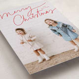 "Off Script" - Holiday Cards in Cherry by Annie Clark - Detail