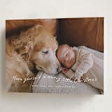 "very merry little Christmas" - Holiday Cards in Snowfall by Leah Ragain - Folded Card