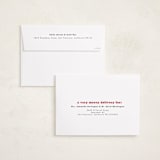 "Indeed" - Holiday Cards in Peppermint by Kristen Knechtel - FREE Recipient Addressing