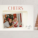 "Nostalgia" - Holiday Cards in Holly Berry by Morgan Kendall - Front