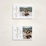 "Lit up" - Holiday Cards in Taupe by Stacey Meacham - Photo Orientation Options