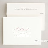"Love and Cheers" - Holiday Cards in Poinsettia by Angellia Stefanie - FREE Recipient Addressing