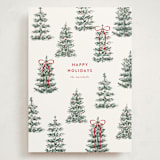 "Festive Forest" - Holiday Cards in Snow by Angela Garrick - Front