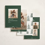 "Festive Forest" - Holiday Cards in Snow by Angela Garrick - Back of Card Options