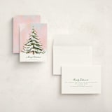 "The Tree" - Holiday Cards in Winter Sunrise by Petra Kern - Assembled