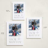 "Snow What Fun" - Holiday Cards in Ink by Olivia Raufman - Formats Available