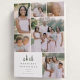 "Among the Pines" - Holiday Cards in Porcelain by Everett Paper Goods - Folded Card