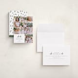 "Among the Pines" - Holiday Cards in Porcelain by Everett Paper Goods - Assembled
