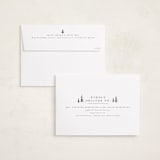 "Among the Pines" - Holiday Cards in Porcelain by Everett Paper Goods - FREE Recipient Addressing