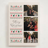 "holiday embroidery" - Holiday Cards in Buttercream by Vivian Yiwing - Front