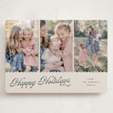 "jagged edge" - Holiday Cards in Pudding by Cass Loh - Front