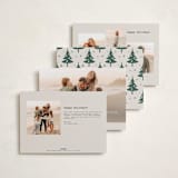 "jagged edge" - Holiday Cards in Pudding by Cass Loh - Back of Card Options