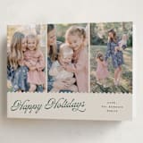 "jagged edge" - Holiday Cards in Pudding by Cass Loh - Folded Card