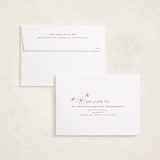 "All Aglow" - Holiday Cards in Berry by Jen Tips - FREE Recipient Addressing