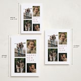 "All Aglow" - Holiday Cards in Berry by Jen Tips - Formats Available